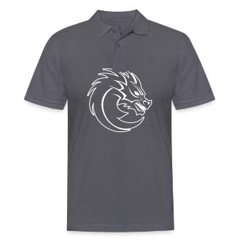 Drache Drachen Fantasie Mythologie - Männer Poloshirt - Anthrazit - Vorne - Nico (186cm)