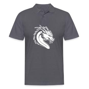 Drache Drachen Fantasie Mythologie - Männer Poloshirt - Anthrazit - Vorne - Nico (186cm)