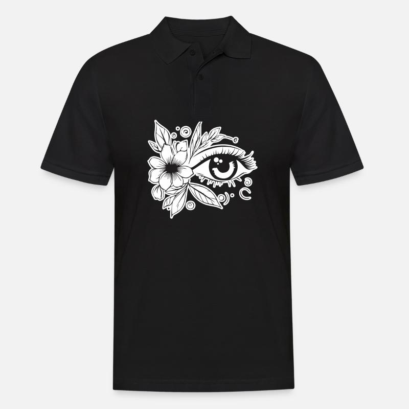Ophtalmologiste Eye Eyes - Polo Homme - noir