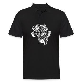 Pêche au poisson Pêche en mer - Polo Homme - noir - Devant - Kai (181cm)