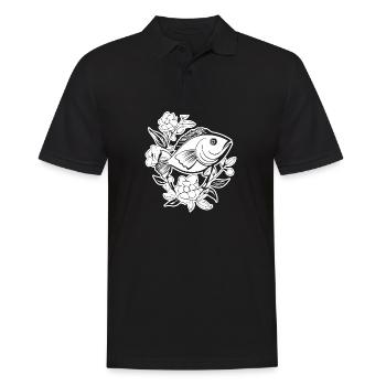 Pêche au poisson Pêche en mer - Polo Homme - noir - Devant - Kai (181cm)
