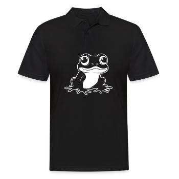 Crapaud amphibien grenouille - Polo Homme - noir - Devant - Kai (181cm)