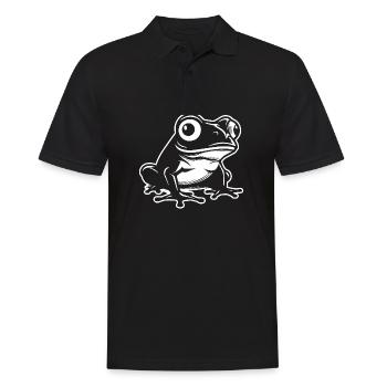 Crapaud amphibien grenouille - Polo Homme - noir - Devant - Kai (181cm)