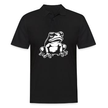 Crapaud amphibien grenouille - Polo Homme - noir - Devant - Kai (181cm)