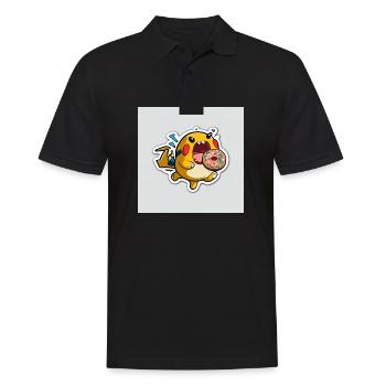 The electric donut lover - Men's Polo Shirt - black - Front - Kai (181cm)