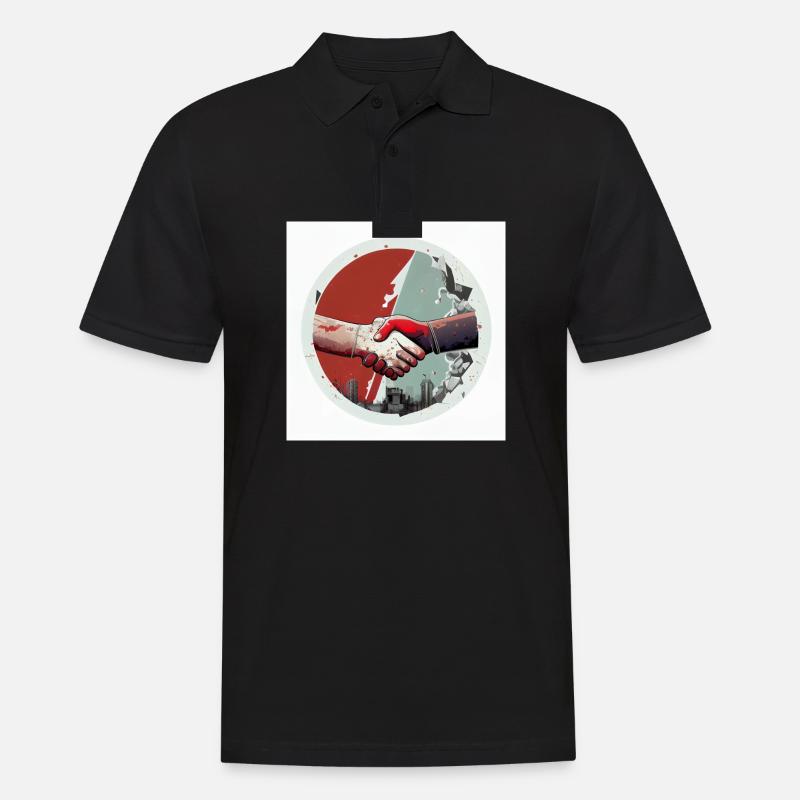 Solidarité dans l’unité - Polo Homme - noir