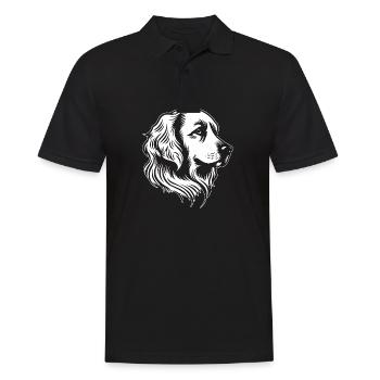 Golden retriever - Polo Homme - noir - Devant - Kai (181cm)