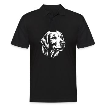 Golden retriever - Polo Homme - noir - Devant - Kai (181cm)
