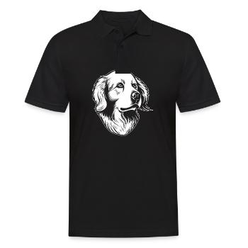 Golden retriever - Polo Homme - noir - Devant - Kai (181cm)