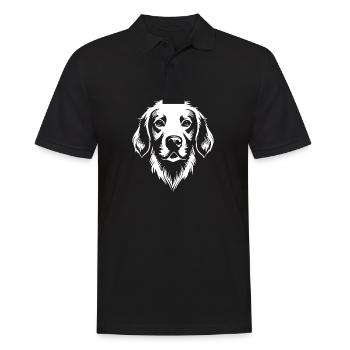 Golden retriever - Polo Homme - noir - Devant - Kai (181cm)