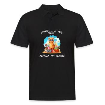 Aventure cool tu dis Alpaga Mes sacs Tee Kids - Polo Homme - noir - Devant - Kai (181cm)