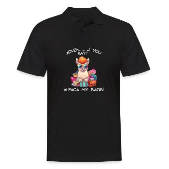 Aventure cool tu dis Alpaga Mes sacs Tee Kids - Polo Homme - noir - Devant - Kai (181cm)