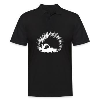 Hérisson Forest Prickly Animal - Polo Homme - noir - Devant - Kai (181cm)