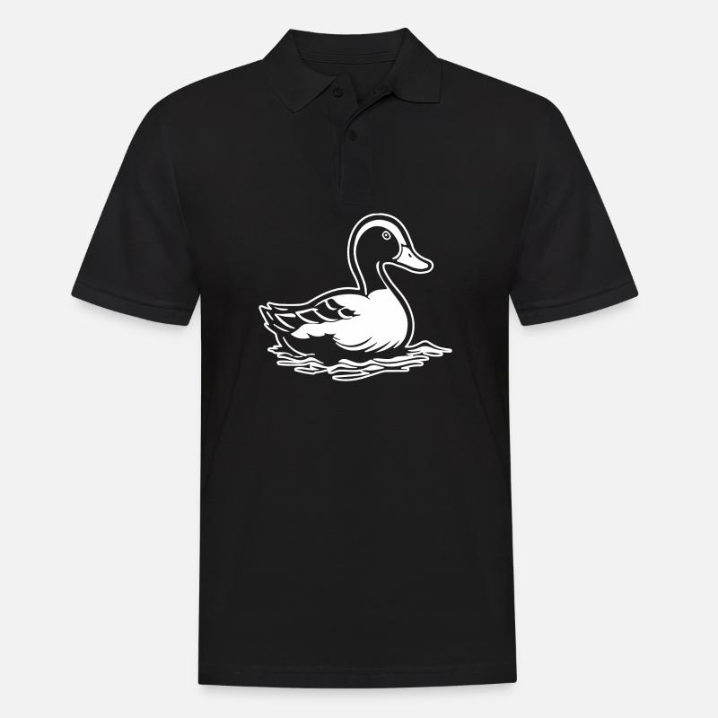 Canard Oiseaux Canards - Polo Homme - noir