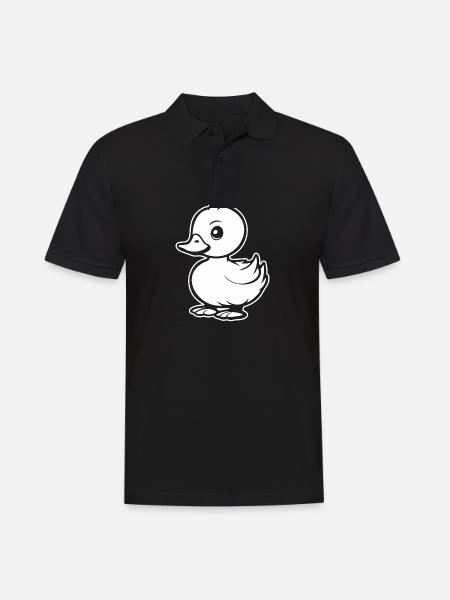 Duck Birds Ducks - Men's Polo Shirt - black