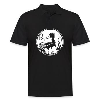 Canard Oiseaux Canards - Polo Homme - noir - Devant - Kai (181cm)
