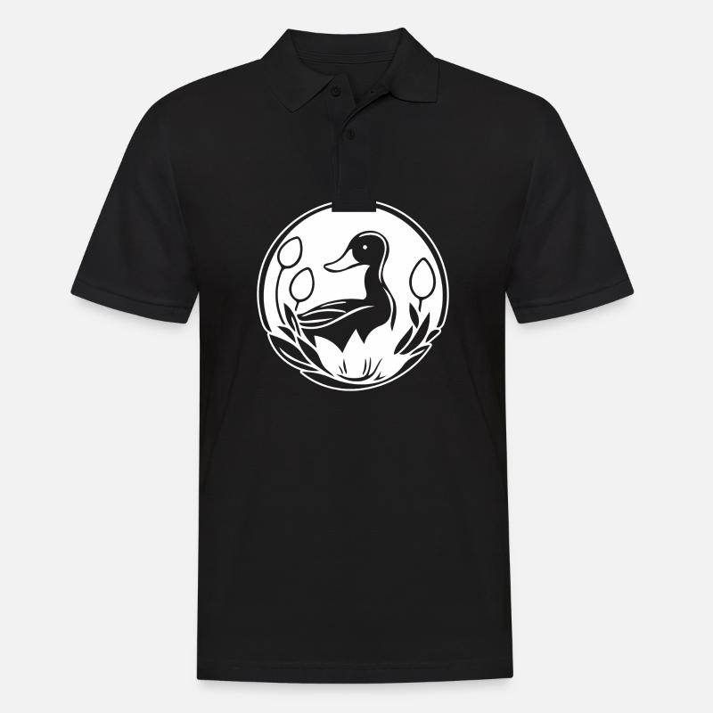 Canard Oiseaux Canards - Polo Homme - noir
