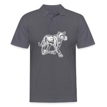 Panther Predator Jungle Wildcat - Polo Homme - charbon - Devant - Nico (186cm)