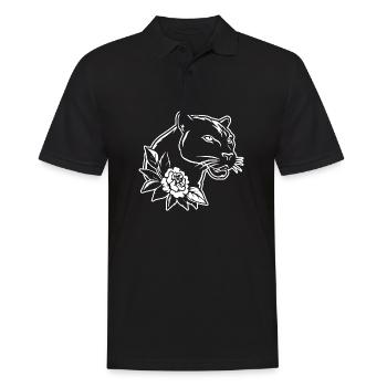 Panther Predator Jungle Wildcat - Polo Homme - noir - Devant - Kai (181cm)