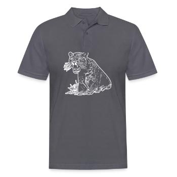 Panther Predator Jungle Wildcat - Polo Homme - charbon - Devant - Nico (186cm)