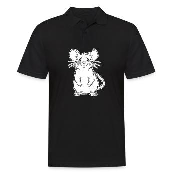 Rat, Mouse, Rodent, Rats - Men's Polo Shirt - black - Front - Kai (181cm)