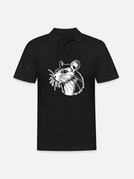 Rat, Mouse, Rodent, Rats - Men's Polo Shirt - black