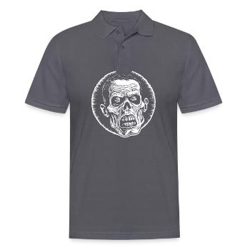 Zombie Undead Halloween Horreur - Polo Homme - charbon - Devant - Nico (186cm)