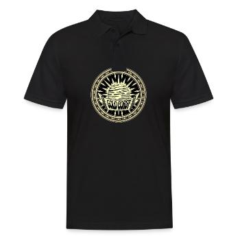 Gold Coast Australia Vintage Sunset - Men's Polo Shirt - black - Front - Kai (181cm)