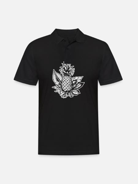Pineapple - Men's Polo Shirt - black