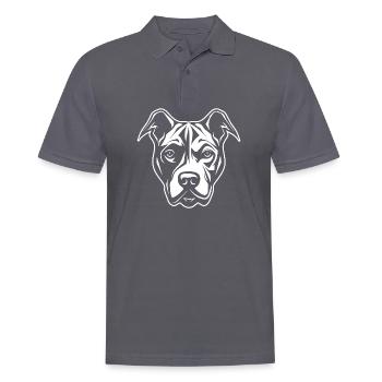 Pitbull - Männer Poloshirt - Anthrazit - Vorne - Nico (186cm)