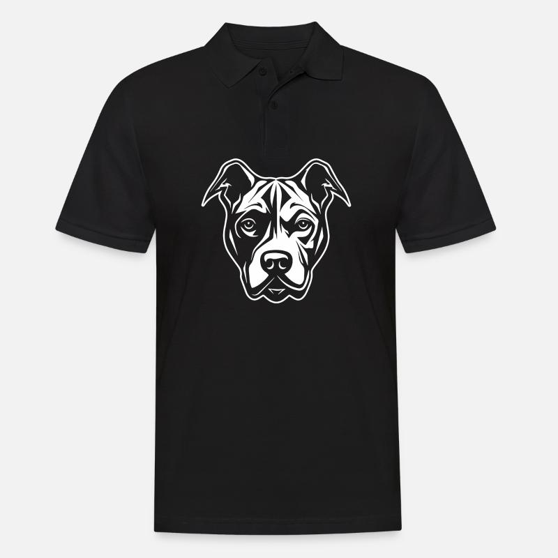 Pitbull - Männer Poloshirt - Schwarz