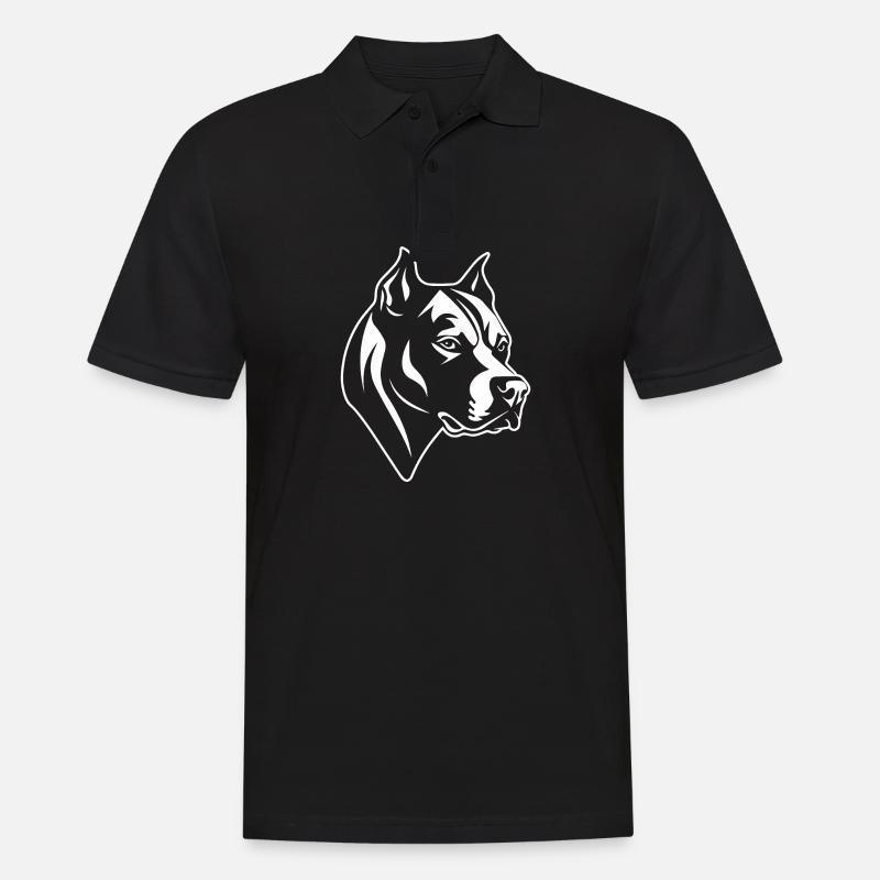 Pitbull - Männer Poloshirt - Schwarz