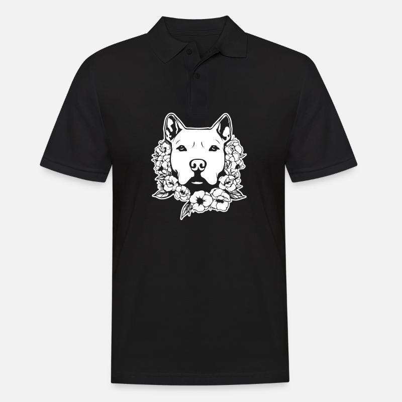 Pitbull - Männer Poloshirt - Schwarz