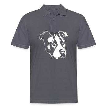 Pitbull - Männer Poloshirt - Anthrazit - Vorne - Nico (186cm)