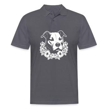 Pitbull - Männer Poloshirt - Anthrazit - Vorne - Nico (186cm)