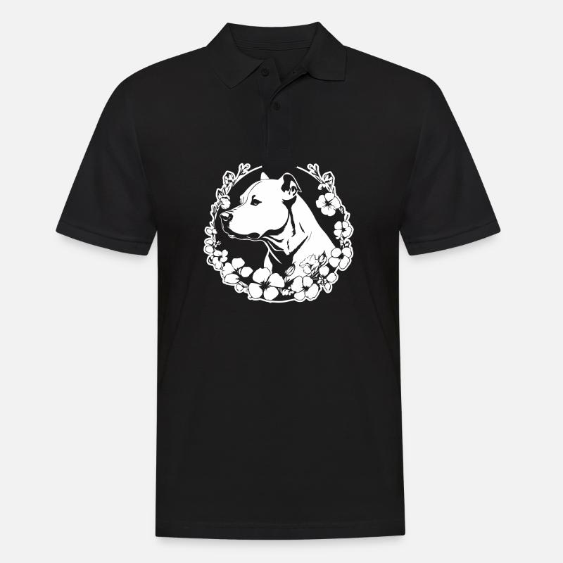 Pitbull - Men's Polo Shirt - black