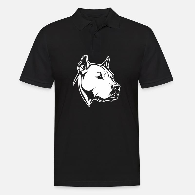 Pitbull - Männer Poloshirt - Schwarz