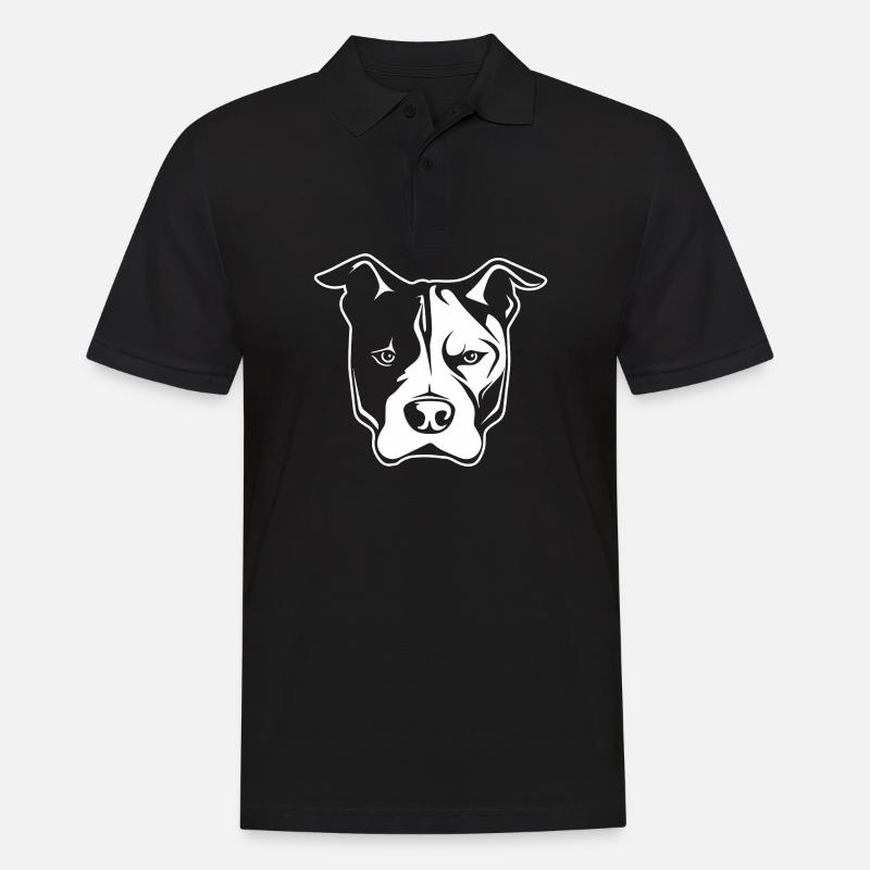 Pitbull - Men's Polo Shirt - black