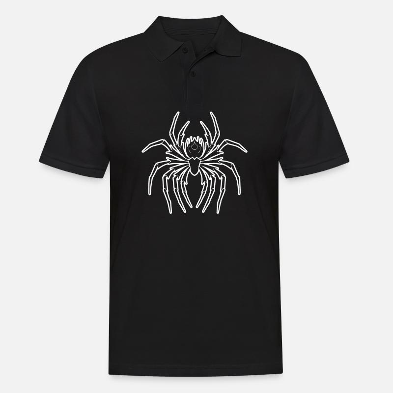 Spider spiders animals - Men's Polo Shirt - black