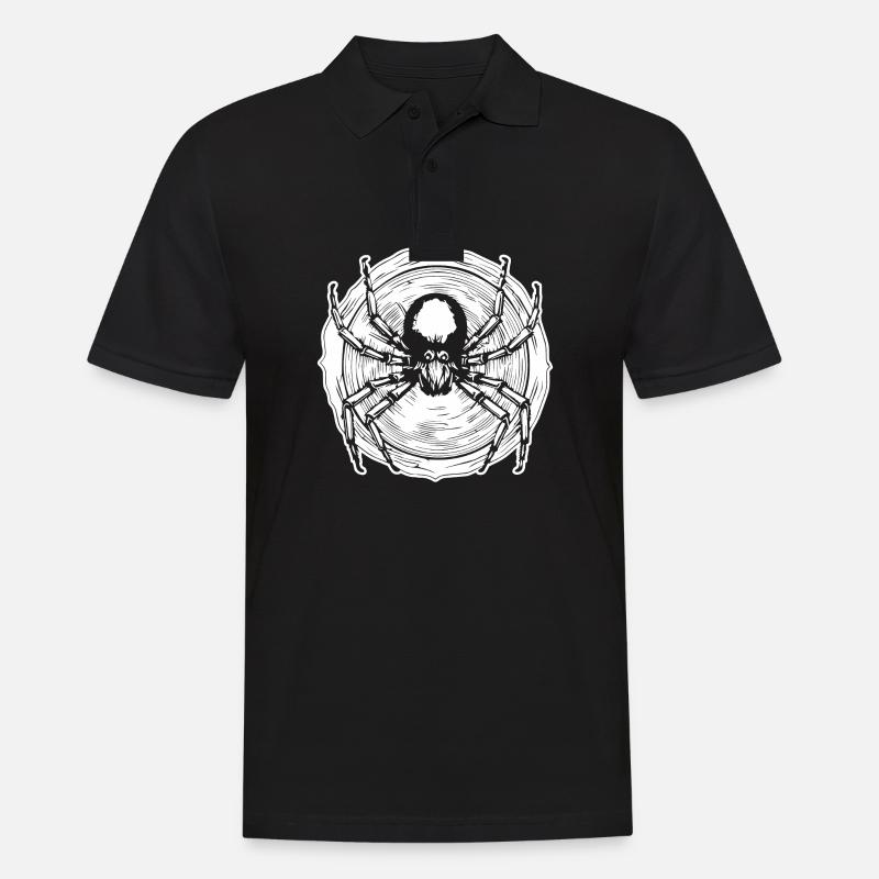 Spider spiders animals - Men's Polo Shirt - black