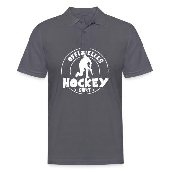 Offizielles Hockey Shirt Freizeit Hallenhockey - Männer Poloshirt - Anthrazit - Vorne - Nico (186cm)