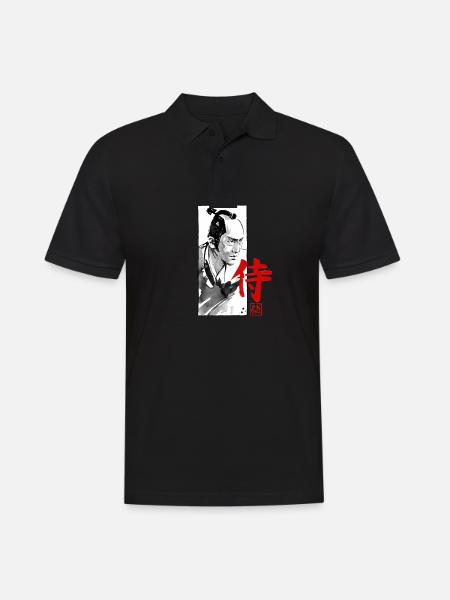 Kumitate Samurai 02 - Men's Polo Shirt - black