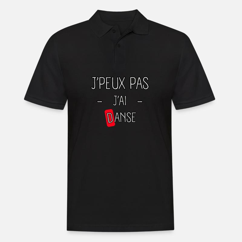 J'peux pas j'ai Danse - Polo Homme - noir