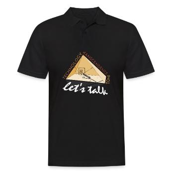 Pyramid: Tomb, Technology, Transcendence? - Men's Polo Shirt - black - Front - Kai (181cm)