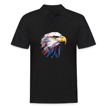 Aigle, Oiseau, Animal, Nature, Liberté, Faune, Merveille - Polo Homme - noir - Devant - Kai (181cm)