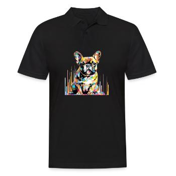 French Bulldog Dog Pet World Animal Lover Furry - Men's Polo Shirt - black - Front - Kai (181cm)