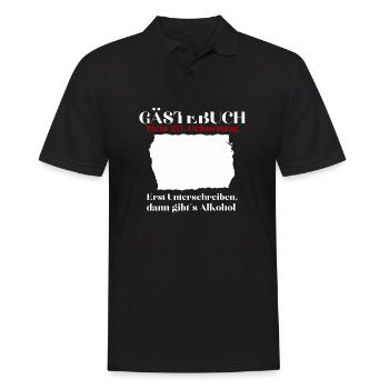 20e anniversaire jeune fille 20 ans drôle - Polo Homme - noir - Devant - Kai (181cm)