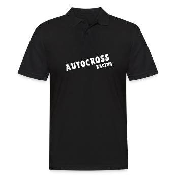 Autocross Stockcar RallyeFrankreich, Deutschland, - Männer Poloshirt - Schwarz - Vorne - Kai (181cm)