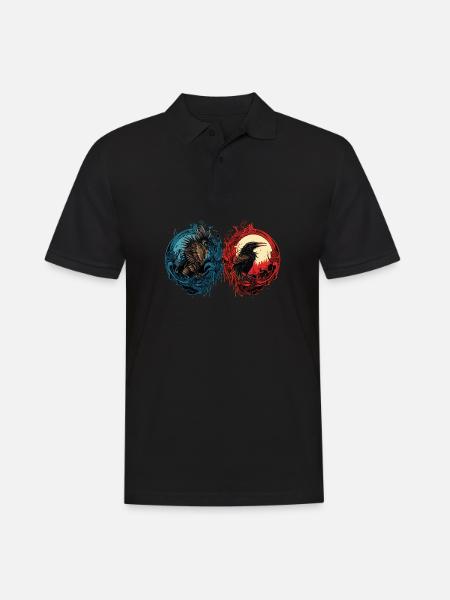 Ancestors of Time - Men's Polo Shirt - black