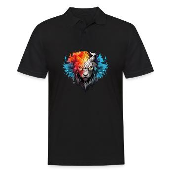 Lindor - Männer Poloshirt - Schwarz - Vorne - Kai (181cm)